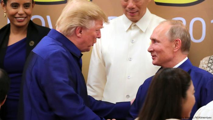 APEC Donald Trump und Wladimir Putin (Getty Images/M.Klimentyev)