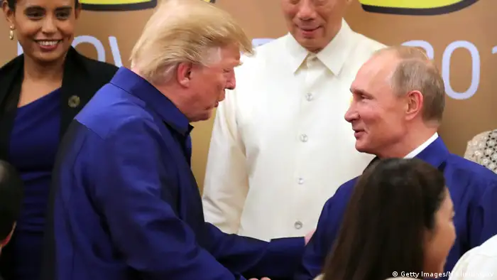 APEC Donald Trump und Wladimir Putin (Getty Images/M.Klimentyev)