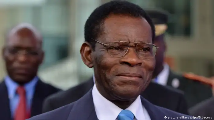 Teodoro Obiang Nguema Äquatorial Guinea (picture-alliance/dpa/S.Lecocq)