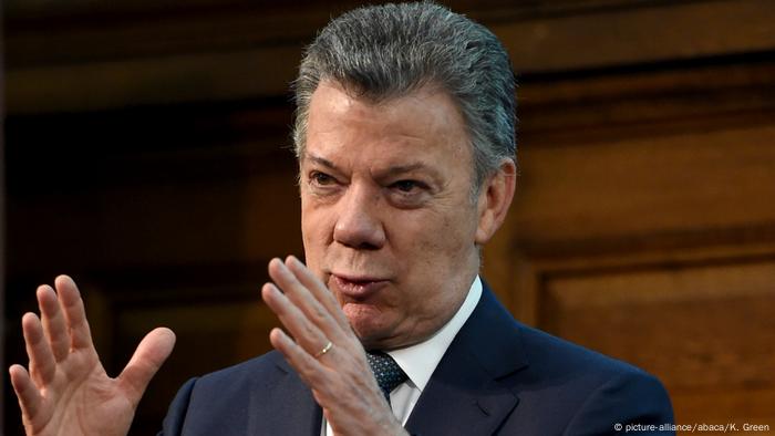Großbritannien Präsident Juan Manuel Santos in London (picture-alliance/abaca/K. Green)