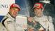 British Formula One driver Jenson Button (R) of Brawn GP and Brazilian teammate Rubens Barrichello (L) celebrate on the podium during the victory ceremony for the Australian Formula 1 Grand Prix at the Albert Park Circuit in Melbourne, 29 March 2009. British Formula One driver Jenson Button (R) of Brawn GP and Brazilian teammate Rubens Barrichello (L) celebrate on the podium during the victory ceremony for the Australian Formula 1 Grand Prix at the Albert Park Circuit in Melbourne, 29 March 2009.