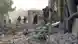 Syrien Atareb Schäden nach Luftangriffen