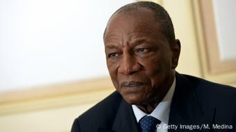 Le Président Alpha Condé, au pouvoir depuis 2010