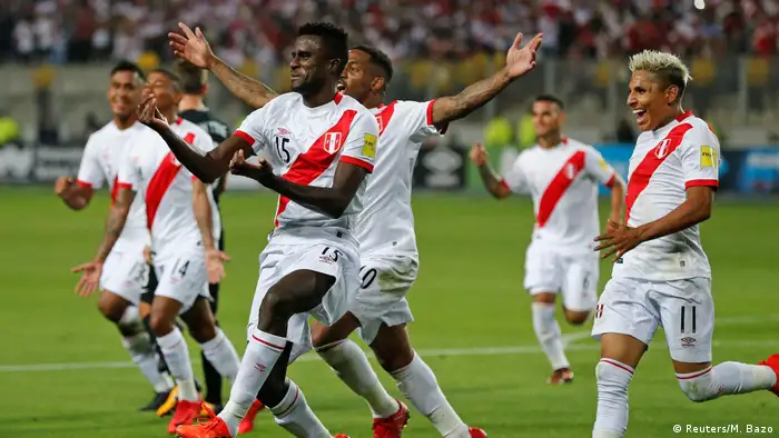 WM Qualifikation Peru - Neuseeland Jubel (Reuters/M. Bazo)
