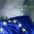 Флаг Европейского Союза на фоне Биг Бена в Лондоне
