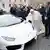 Papst Franziskus mit Lamborghini