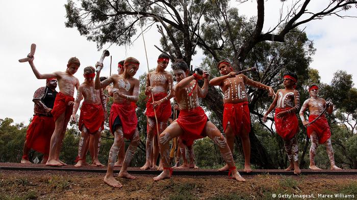 Australien Mungo Mann Beerdigung Aboriginals