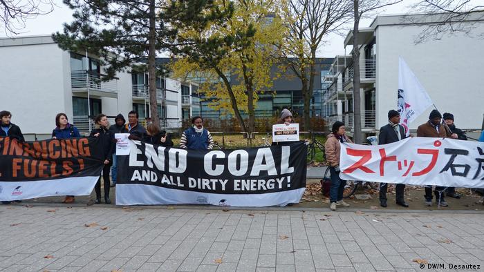 Демонстрация в Бонне против использования каменного угля для производства электроэенергии, 17 ноября