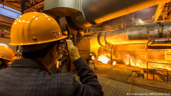 ThyssenKrupp in Duisburg - Hochofen (Energie-Agentur NRW /Jochen Tack)