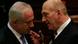Benjamin Netanjahu und Ehud Olmert im Gespräc Benjamin Netanjahu und Ehud Olmert im Gespräc