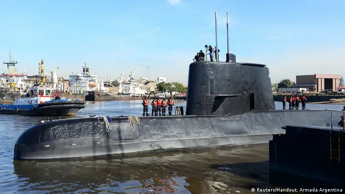 Argentinien Suche nach U-Boot mit 44-köpfiger Besatzung dauert an