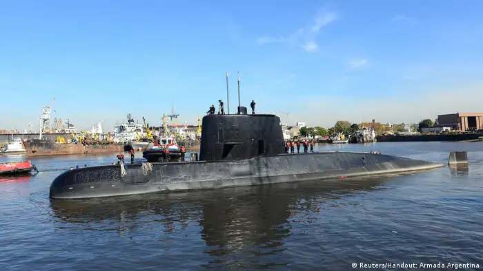 Argentinien Suche nach U-Boot mit 44-köpfiger Besatzung dauert an (Reuters/Handout: Armada Argentina)