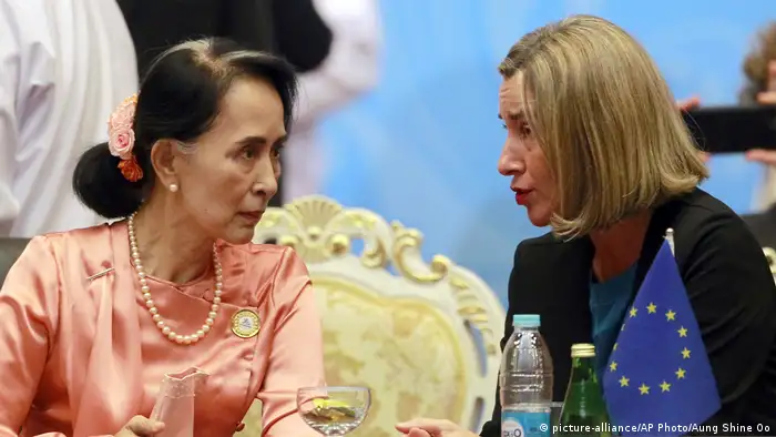 Myanmar ASEM-Treffen Aung San Suu Kyi, Federica Mogherini
