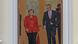 Angela Merkel departs from a meeting with the German president Angela Merkel departs from a meeting with the German president