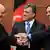 عبدالله گل، رییس جمهور ترکیه (وسط)، با آصف علی زرداری،رییس‌جمهور پاکستان (راست) و حامد کرزای، رییس جمهور افغانستان