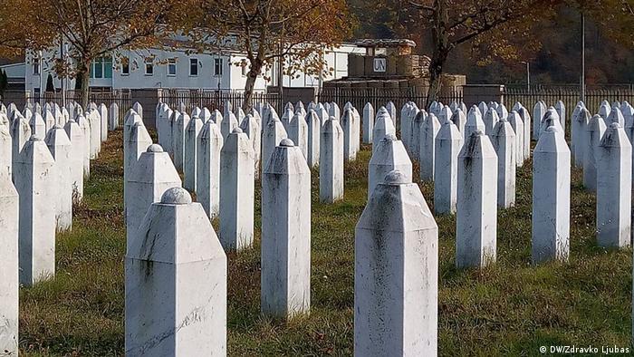 Memorial cemetery in Srebrenica