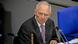 Bundestagspresident Wolfgang Schäuble listens during a debate in parliament. Bundestagspresident Wolfgang Schäuble listens during a debate in parliament.