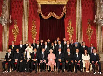 2009年4月1日20国集团在伦敦举行会议