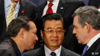 G20 Gruppe um Hu Jintao