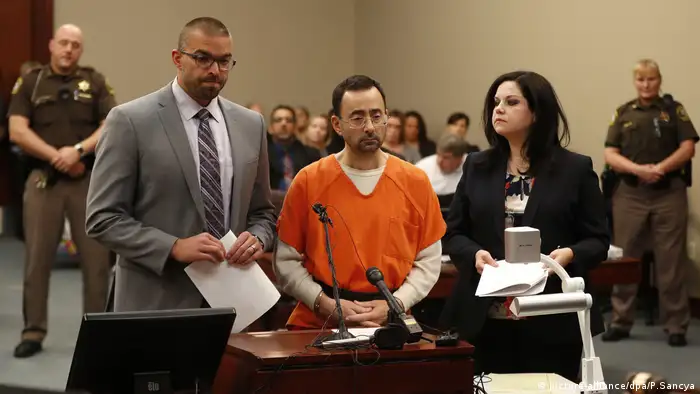 Ex-Teamarzt der US-Turnerinnen vor Gericht Larry Nassar (picture-alliance/dpa/P.Sancya)