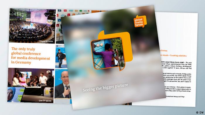 Mockup Flyer Global Media Forum 2018 GMF | Global inequalities