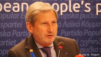 EU Johannes Hahn EU-Kommissar