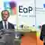 Дональд Туск (справа) и Жан-Клод Юнкер на саммите "Восточного партнерства" в Брюсселе