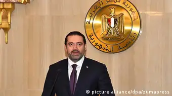 Ägypten Präsident Saudi Arabiens Saad al-Hariri