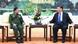 Chinese President Xi Jinping (R) meets with Myanmar's Commander-in-Chief of Defense Services Sen-Gen Min Aung Hlaing in Beijing on November 24, 2017 Chinese President Xi Jinping (R) meets with Myanmar's Commander-in-Chief of Defense Services Sen-Gen Min Aung Hlaing in Beijing on November 24, 2017