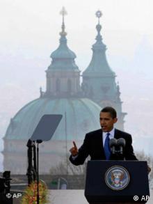 Obama Calls For End To Nuclear Weapons In Prague Speech Europe News And Current Affairs From Around The Continent Dw 05 04 2009