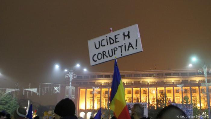 Bukarest Protest gegen Justizreform in Rumänien