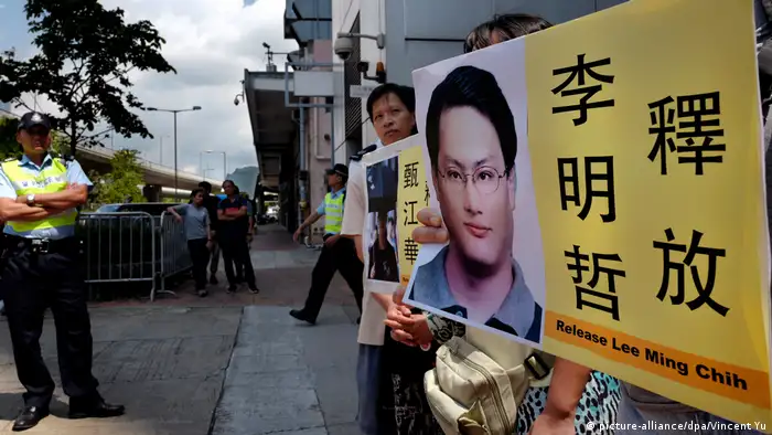China Taiwanesischem Aktivisten Lee Ming-che droht Haftstrafe