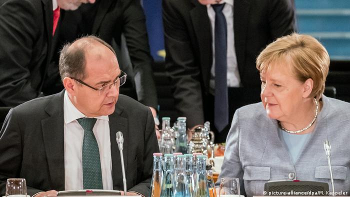Christian Schmidt i Angela Merkel
