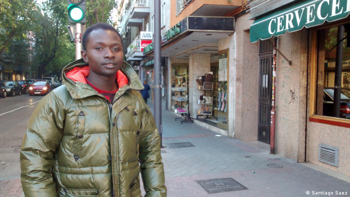 An African migrant in Spain