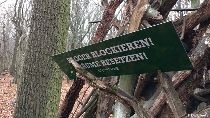 Deutschland - Besetzung des Hambacher Forsts durch Aktivisten