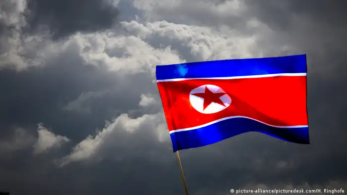 Nordkoreanische Fahne