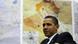 Obama in front of maps of Iraq Obama in front of maps of Iraq