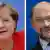 Combo Angela Merkel und Martin Schulz