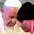 Pope Francis and Rohingya woman