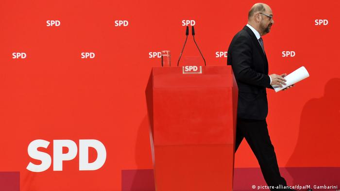 El jefe del Partido Socialdemócrata (SPD) a, Martin Schulz, desmintió que su partido estaría dispuesto a conversaciones sobre una gran coalición en Alemania con la Unión Demócrata Cristiana (CDU). (1.12.2017).