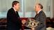 Sowjetunion 1988 US-Präsident Ronald Reagan & Präsident Michail Gorbatschow Sowjetunion 1988 US-Präsident Ronald Reagan & Präsident Michail Gorbatschow