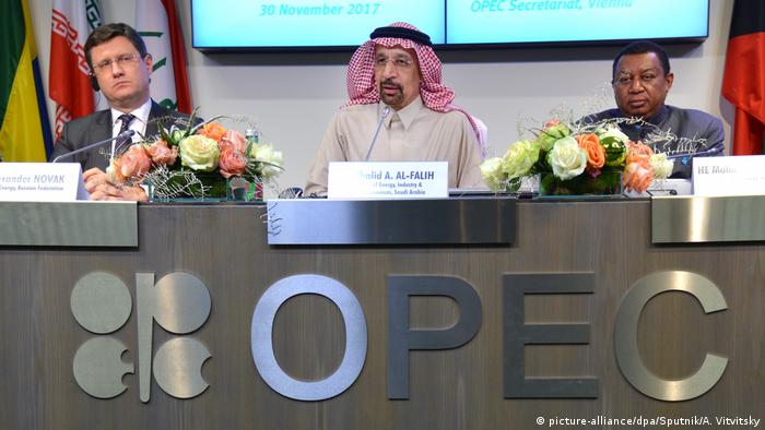 OPEC meeting with Alexander Novak, Khalid A. Al-Falih and Mohammad Sanusi Barkindo