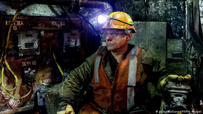 Polish miner at work