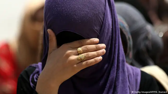 Irakische Frau IS Familienangehörige (Getty Images/AFP/S. Hamed)