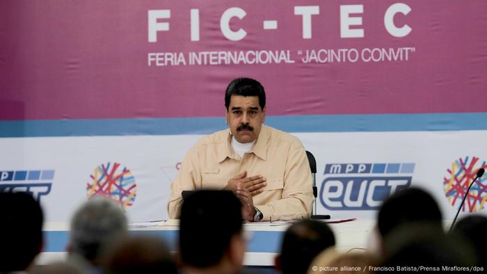 Venezuelas Staatschef will neue Kryptowährung (picture alliance / Francisco Batista/Prensa Miraflores/dpa)