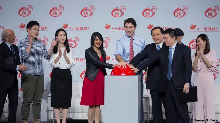 China Kanada Justin Trudeau bei Li Keqiang
