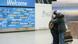 Two men embrace at JFK airport, New York. Archive image from February 2017. Two men embrace at JFK airport, New York. Archive image from February 2017.