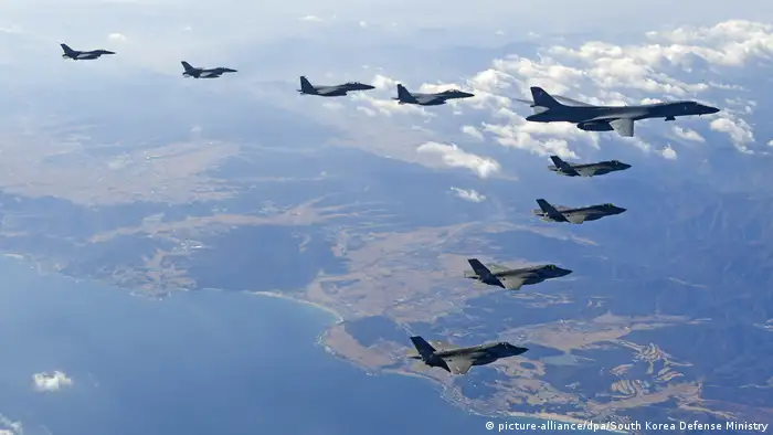 Luftwaffenübung von Südkorea und USA