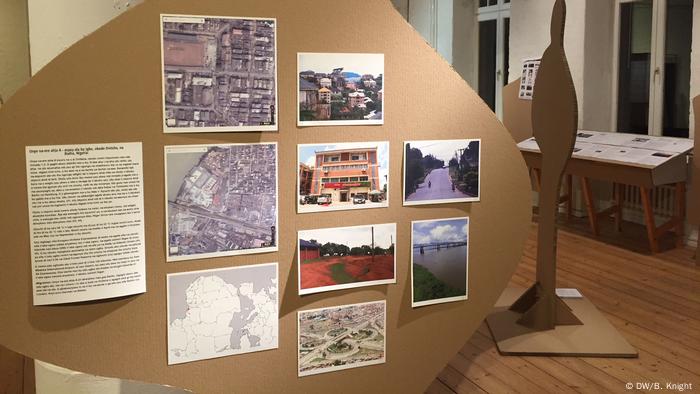 Ausstellung über afrikanische Drogenhändler in FHXB Museum in Kreuzberg, Berlin 