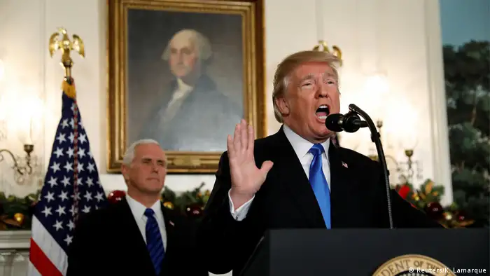 USA Trump reconoce a jerusalén como capital de Israel (Reuters/K. Lamarque)